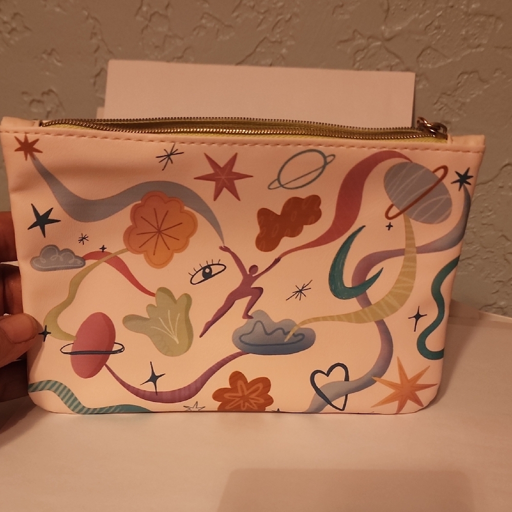 Ipsy Multicolor Cosmic Design Pouch